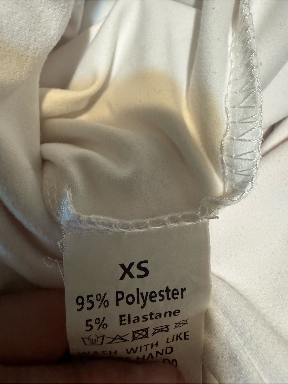 High-Waist White Stretch Palazzo Pants - Picture 3 of 3
